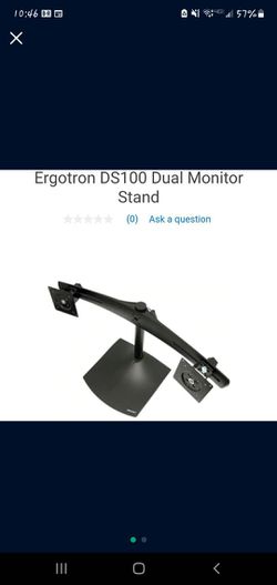 Ergotron Dual monitor stand