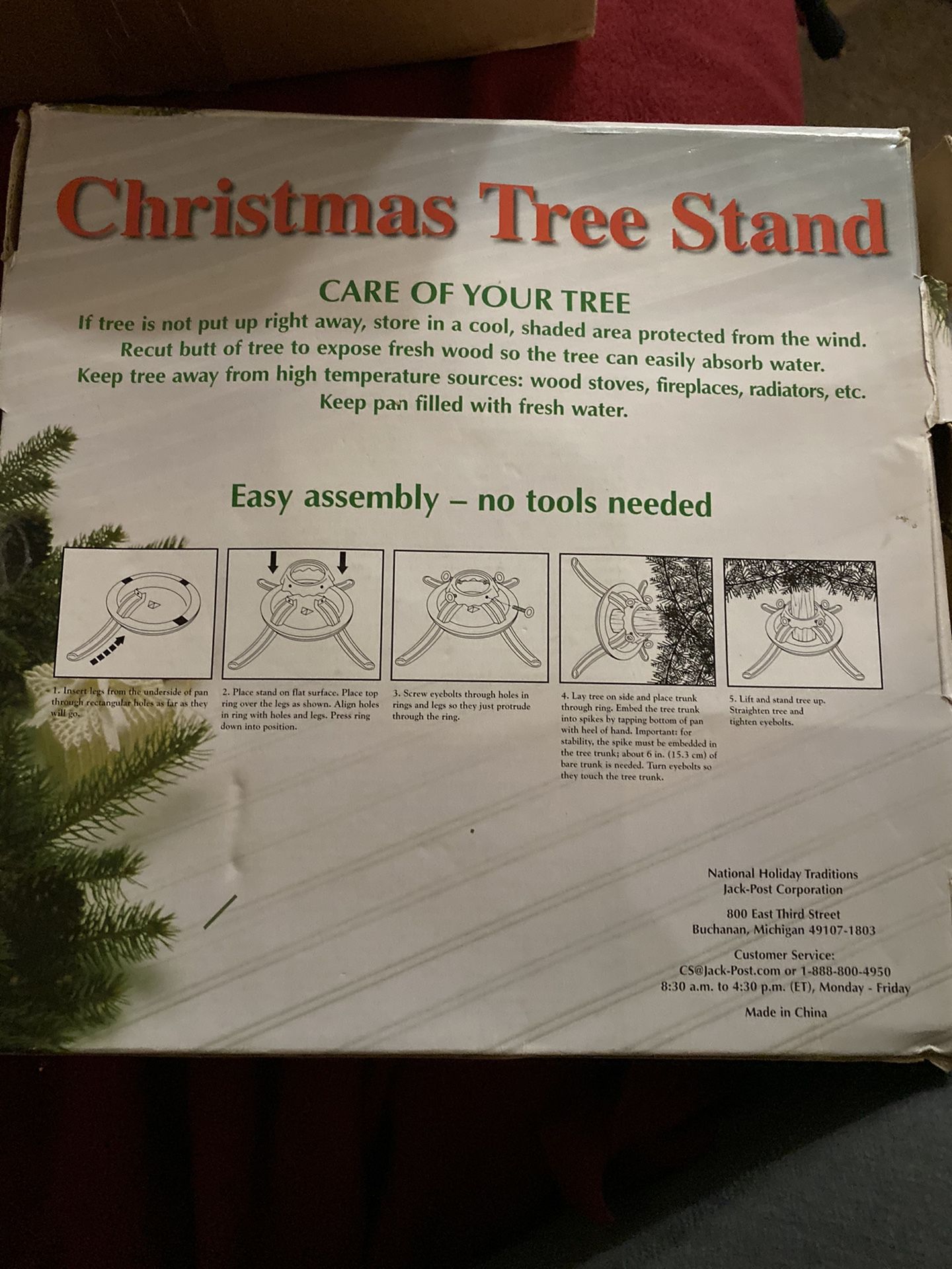 Christmas tree stand