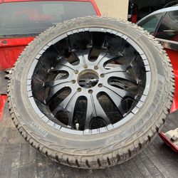 Size 24 rims tire size 325/45