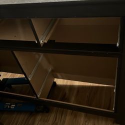 Grey Dresser With Mirror & 1 Night Stand 