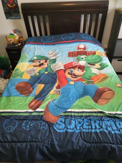 Full Size Mario Reversible Comforter