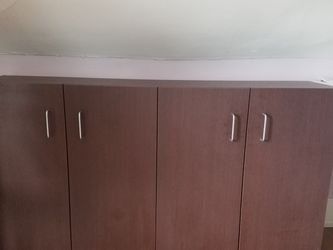 Selling two closets for $150 USD, cash only, checks not accepted.