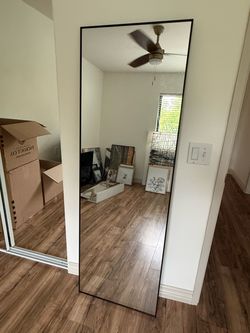 Full length wardrobe mirror
