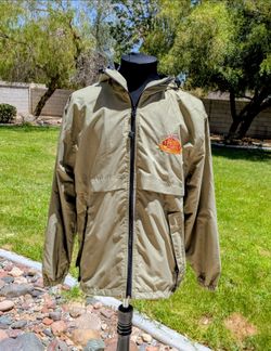 Overseas Adventurers Club Unisex Sm Hooded Lined Windbreaker Travel Jacket NWT
