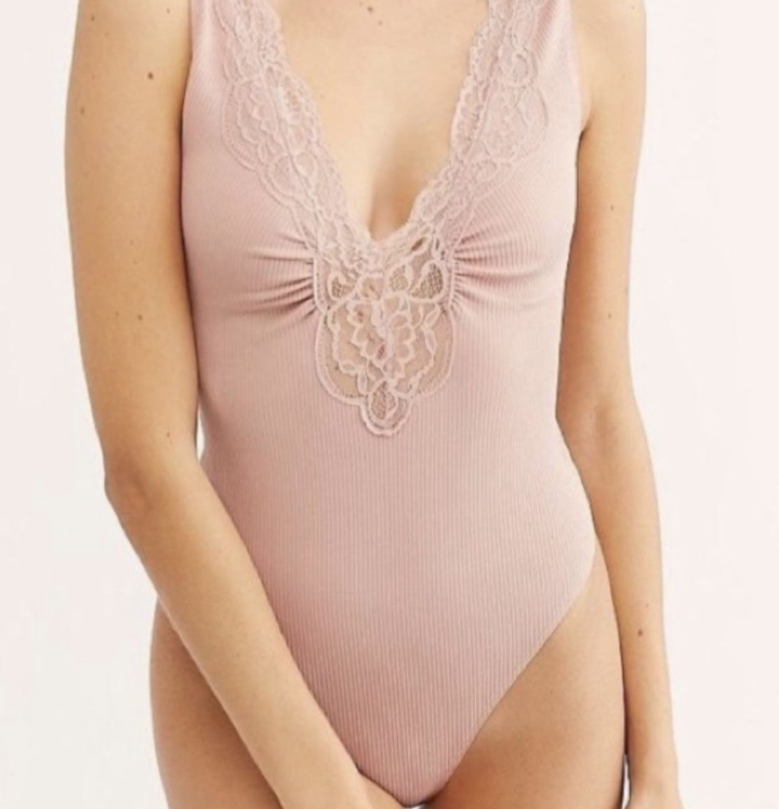 Free People Intimately First Call Lace Bodysuit – Small, NWOT