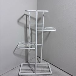 6-Tier Metal Plant Stand – 7-Pot Flower Display Shelf (White)
