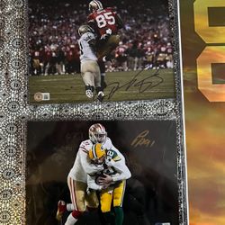 49ers Signed 8x10 , Autograph Pictures