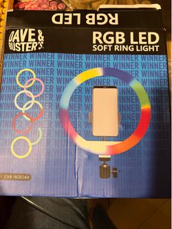 RGB LED  soft ring light for videos