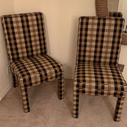 Plaid Chairs