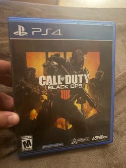 Call Of Duty Black Ops IIII PS4 game