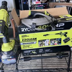 Brand New RYOBI 40v 600 Psi EZclean