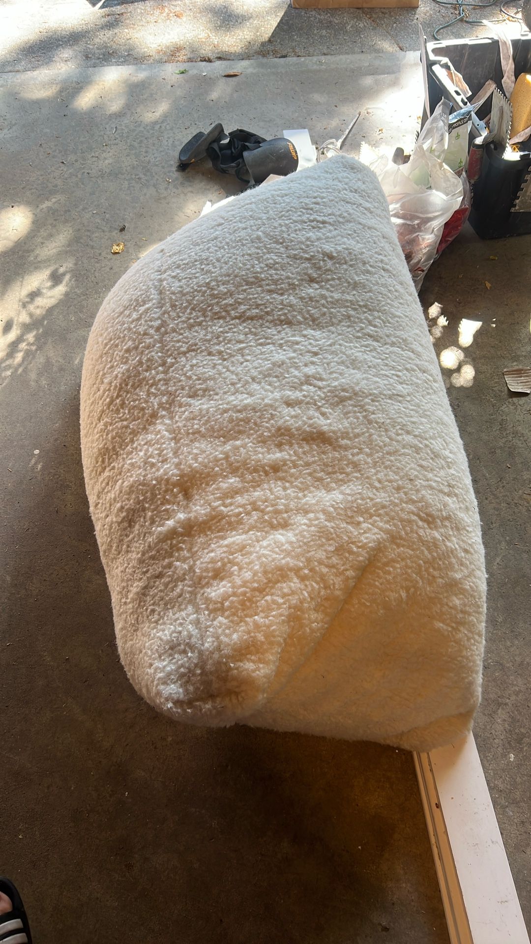 Fancy Wool Bean Bag Chair