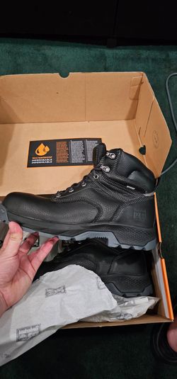 Timberland 11 wide all black FR boots