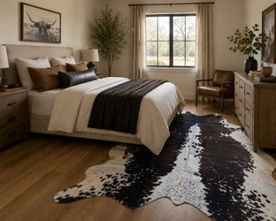 Are rugs cowhide on sale everywhere must go