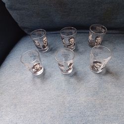 Gangster Shot Glasses