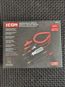 Icon digital circuit tester