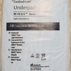 Cardinal Health Underpads 10 Count 