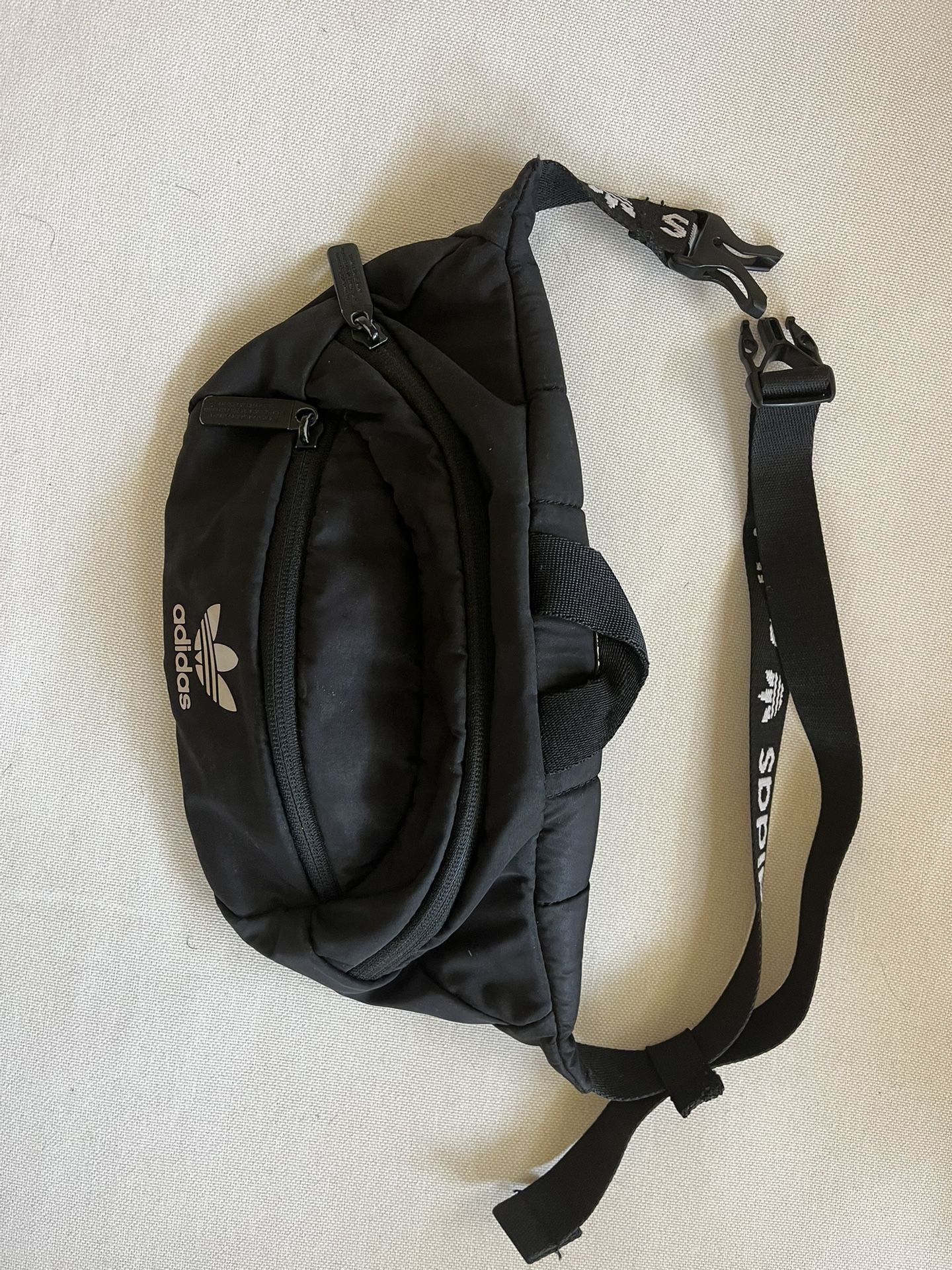 Adidas Originals National Waist Bag/Fanny Pack Black/White Unisex