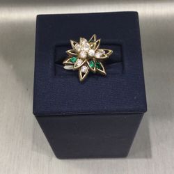 14k Spinning Lady’s Ring