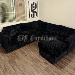 New Sectional Black Color 