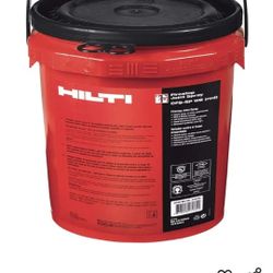 5 Gallon Unopened Hilti Fire Stop Joint Spray Gray
