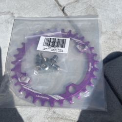 Bike Chainring-32T Purple 