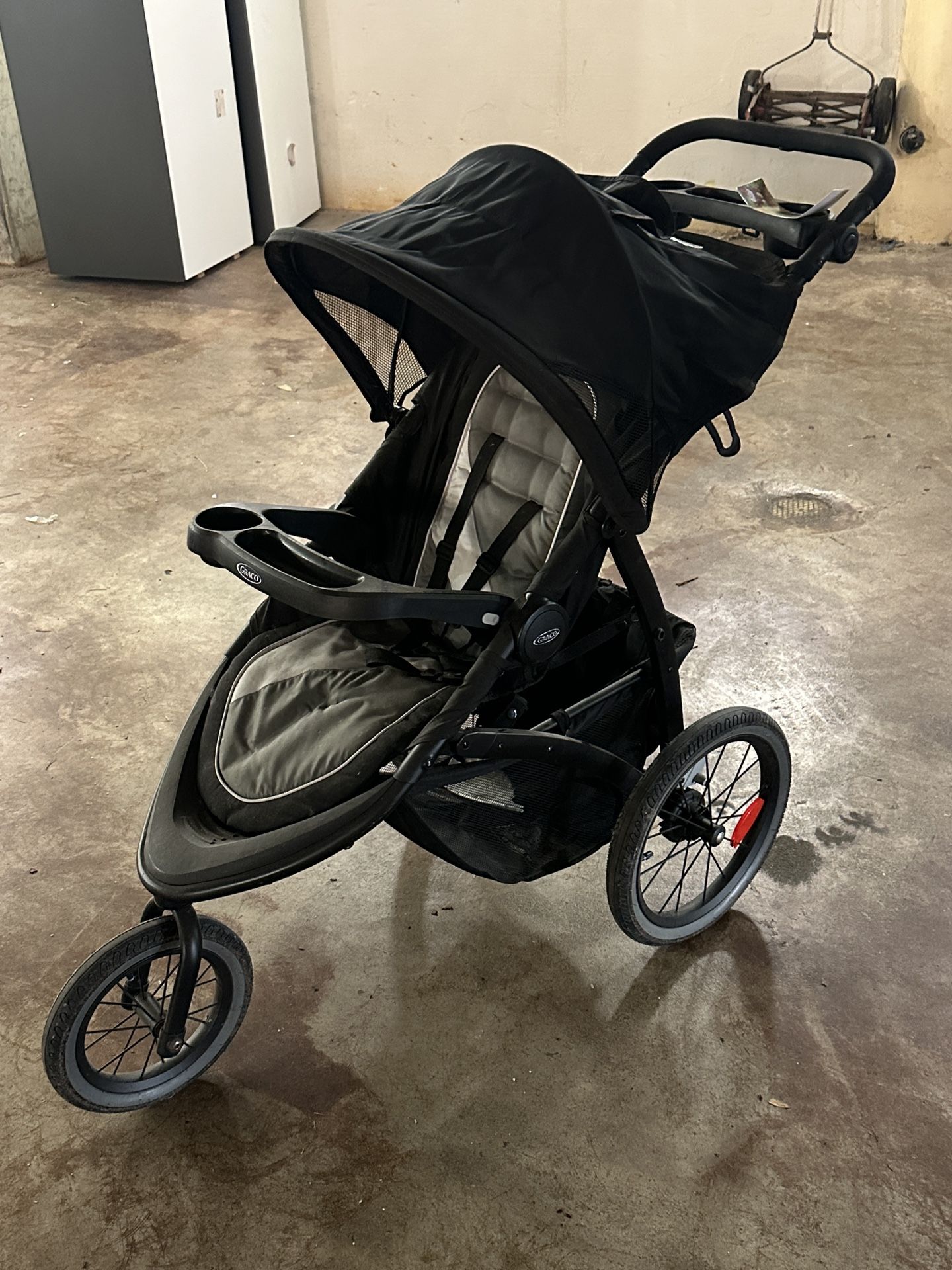 Graco FastAction Jogger LX Stroller - Drive, Convenient One-Hand Fold