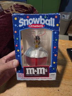 Vinage M&M'S  Christmas Ornaments.