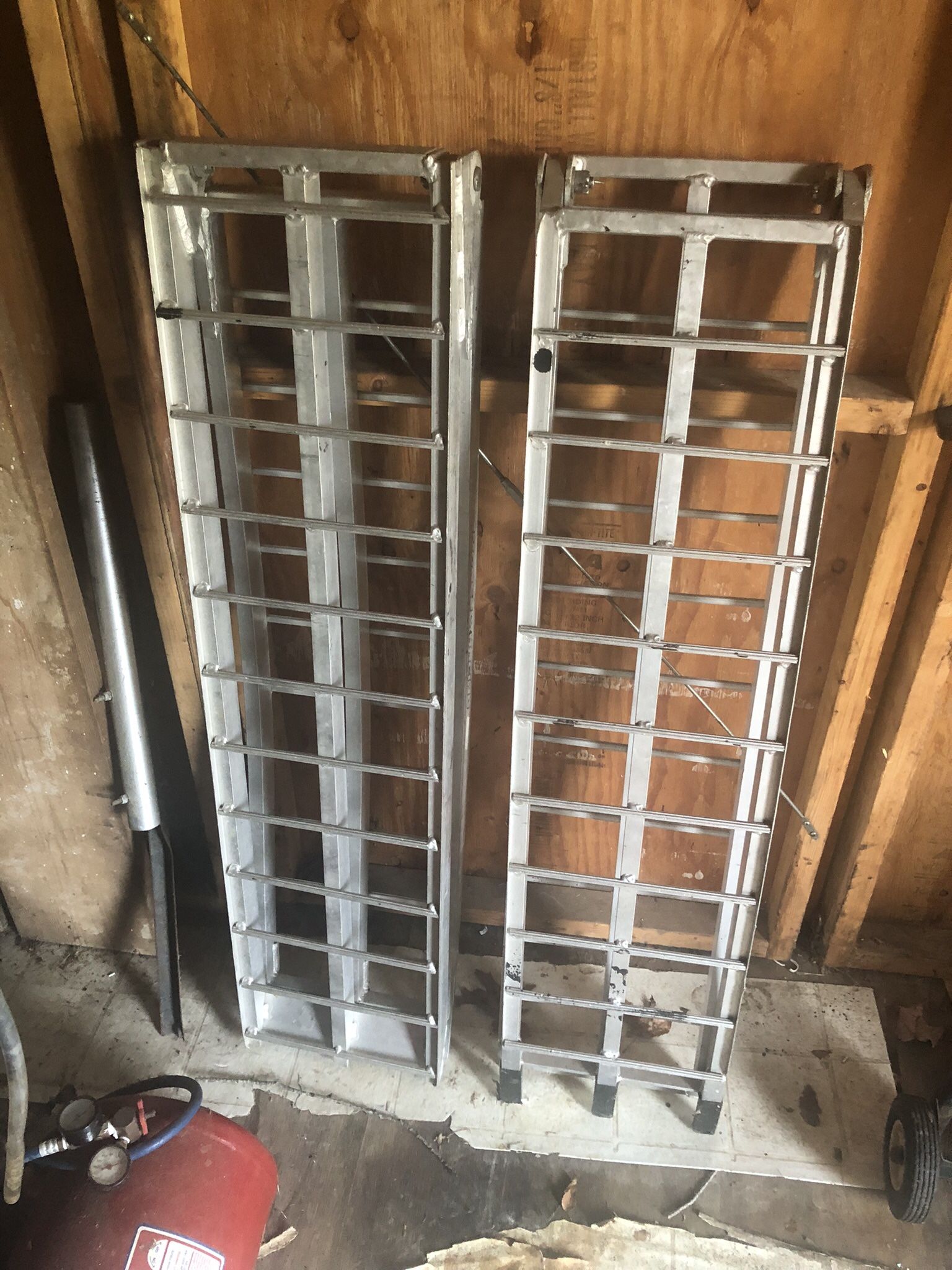 2- Aluminum Folding Ramps
