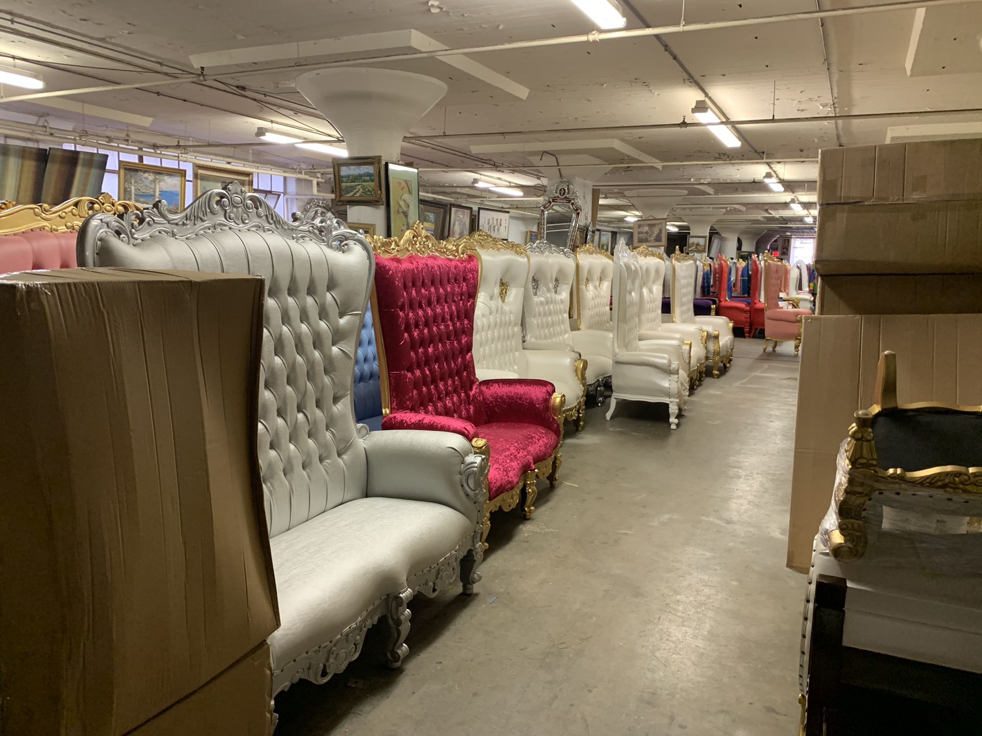 Beautiful throne chaise lounge.$2200. Best offer