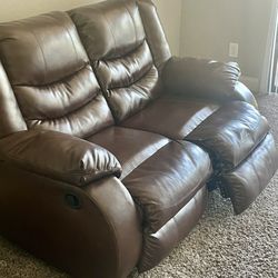 Leather Sofa 