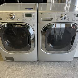 LG Washer & Electric Dryer Set - Stackable - 