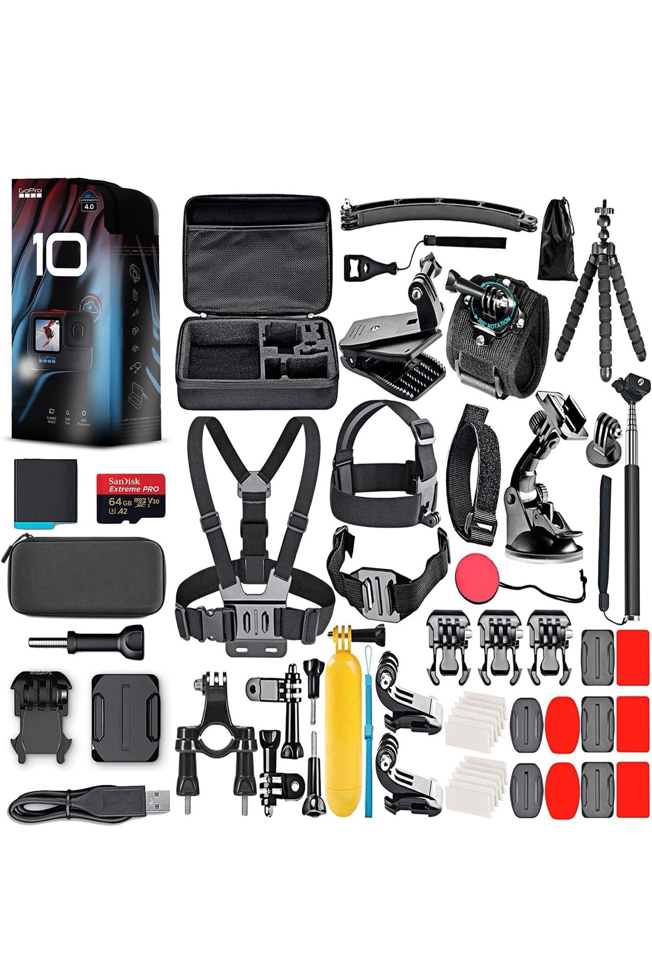 New Go Pro 10 Extra Accessories All U See New