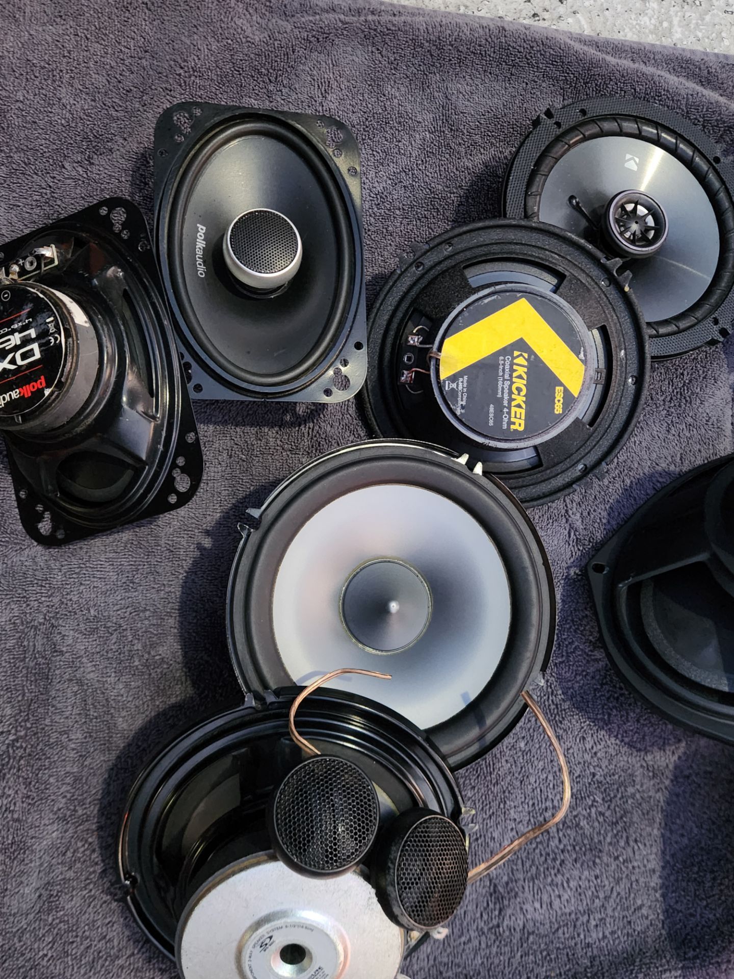 ALPINE COMPONENTS/KICKER ESC65/POLK AUDIO DXI460