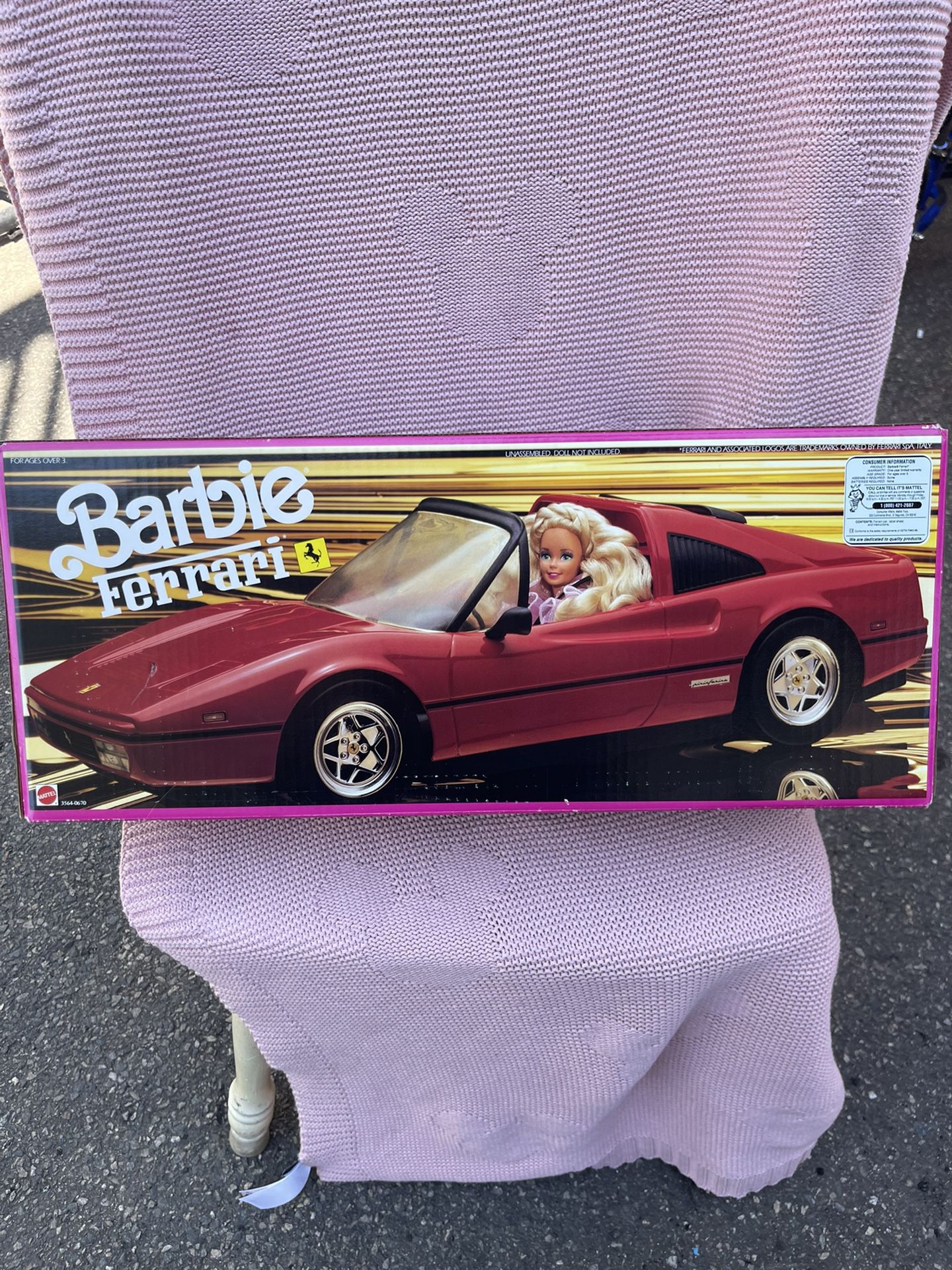 Factory Sealed Barbie Ferrari