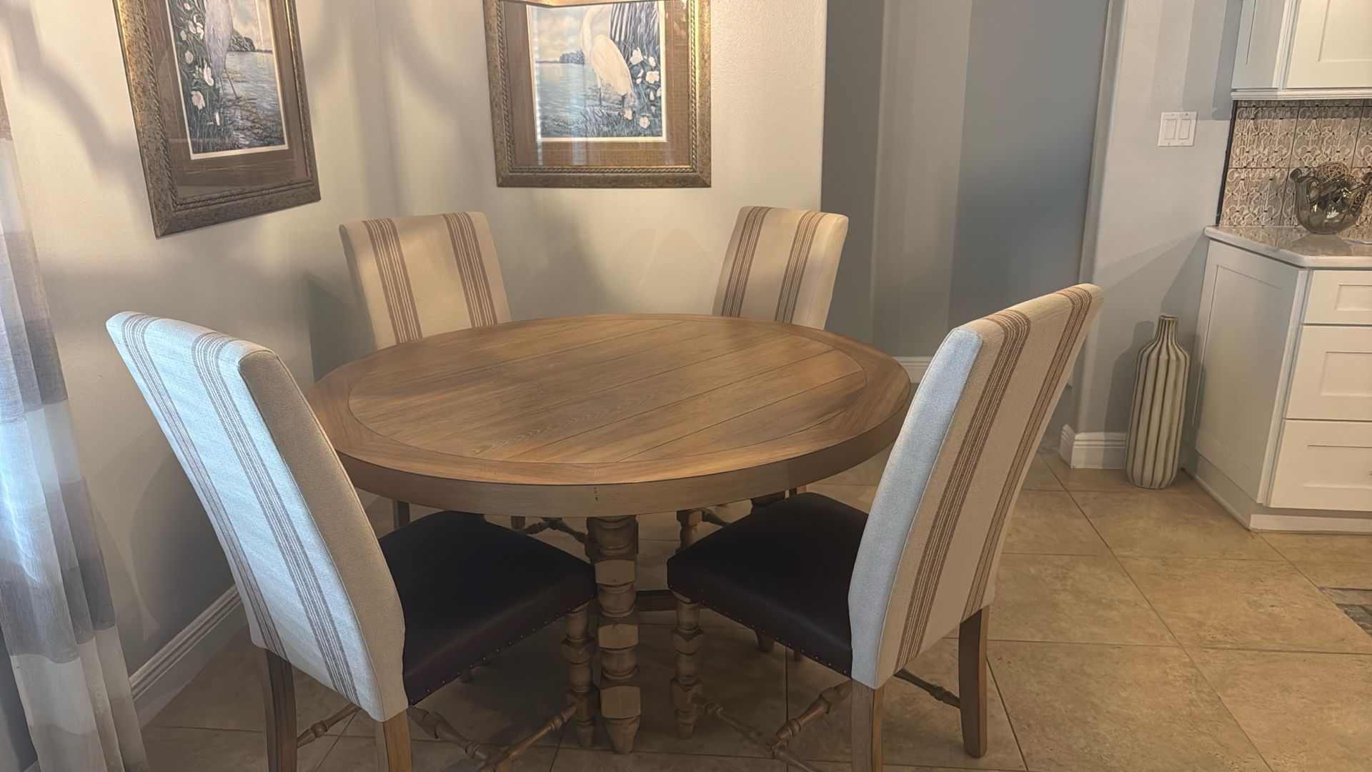 Dining or Kitchen Table with Sideboard