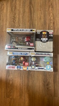 iron man funko pop lot