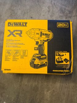 DeWalt XR 20V 1/2" High Torque Impact Wrench Kit DCF900P1  $280