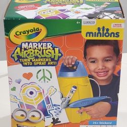 Minions Crayola Minion Air Brush Spryr New

Product details
Create fun designs and cool effects with this Crayola Marker Airbrush Set. This enjoyable 