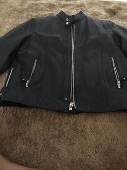 Motorcycle jacket black color