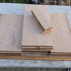Oak Hardwood Board Cut offs Remnants. About 15 BF