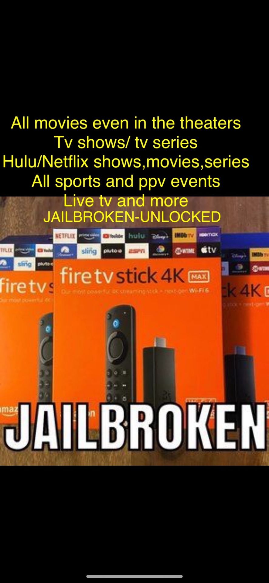 Amazon Fire-Sticks Fully Loaded