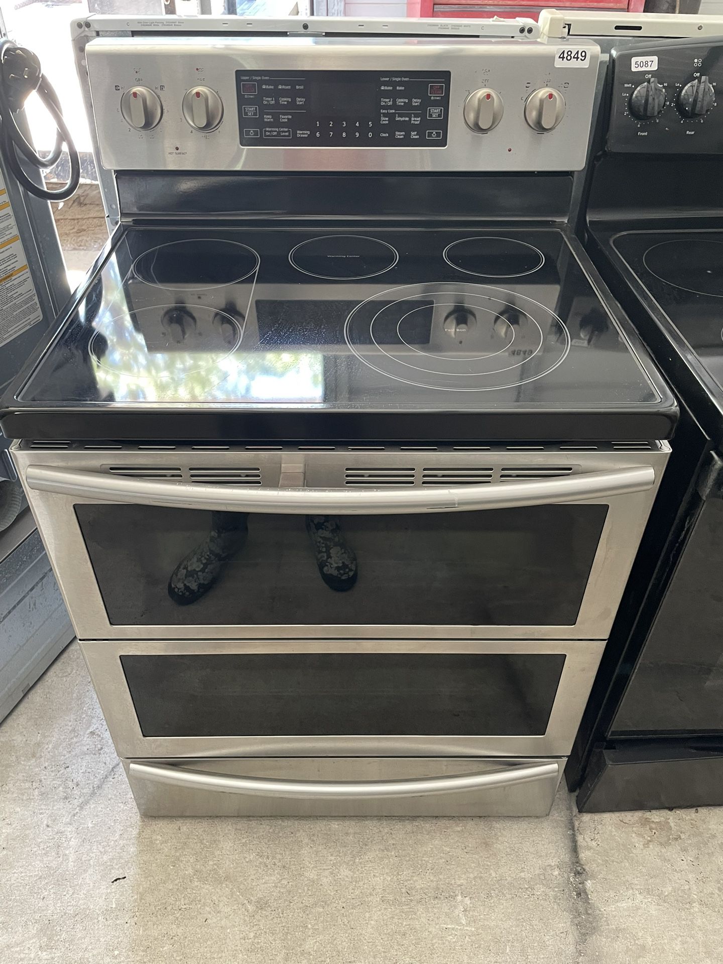 Samsung Stainless Double Oven Range 