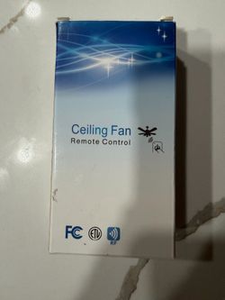 Ceiling fan remote control