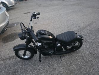 Black Mini Electric Motorcycle for Kids