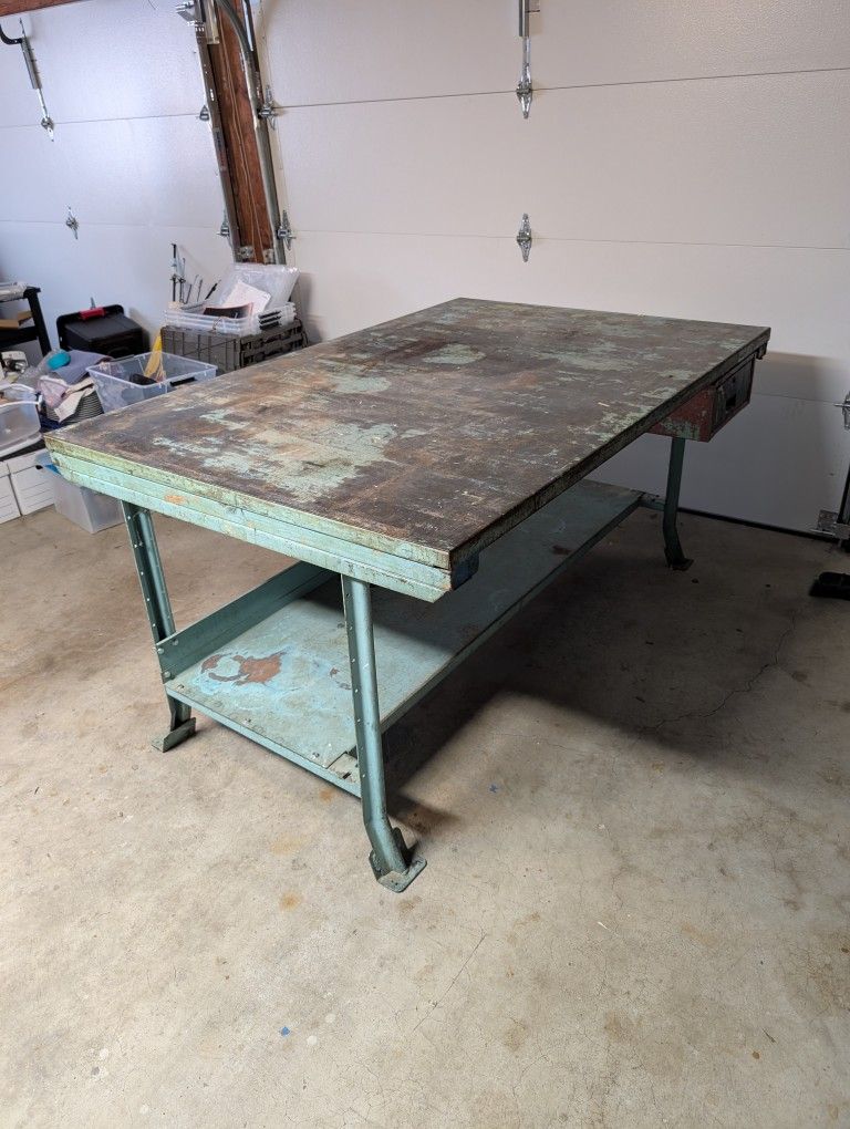 Large Metal Table