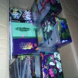 Right Boxes Full Of Pokemon Cards 