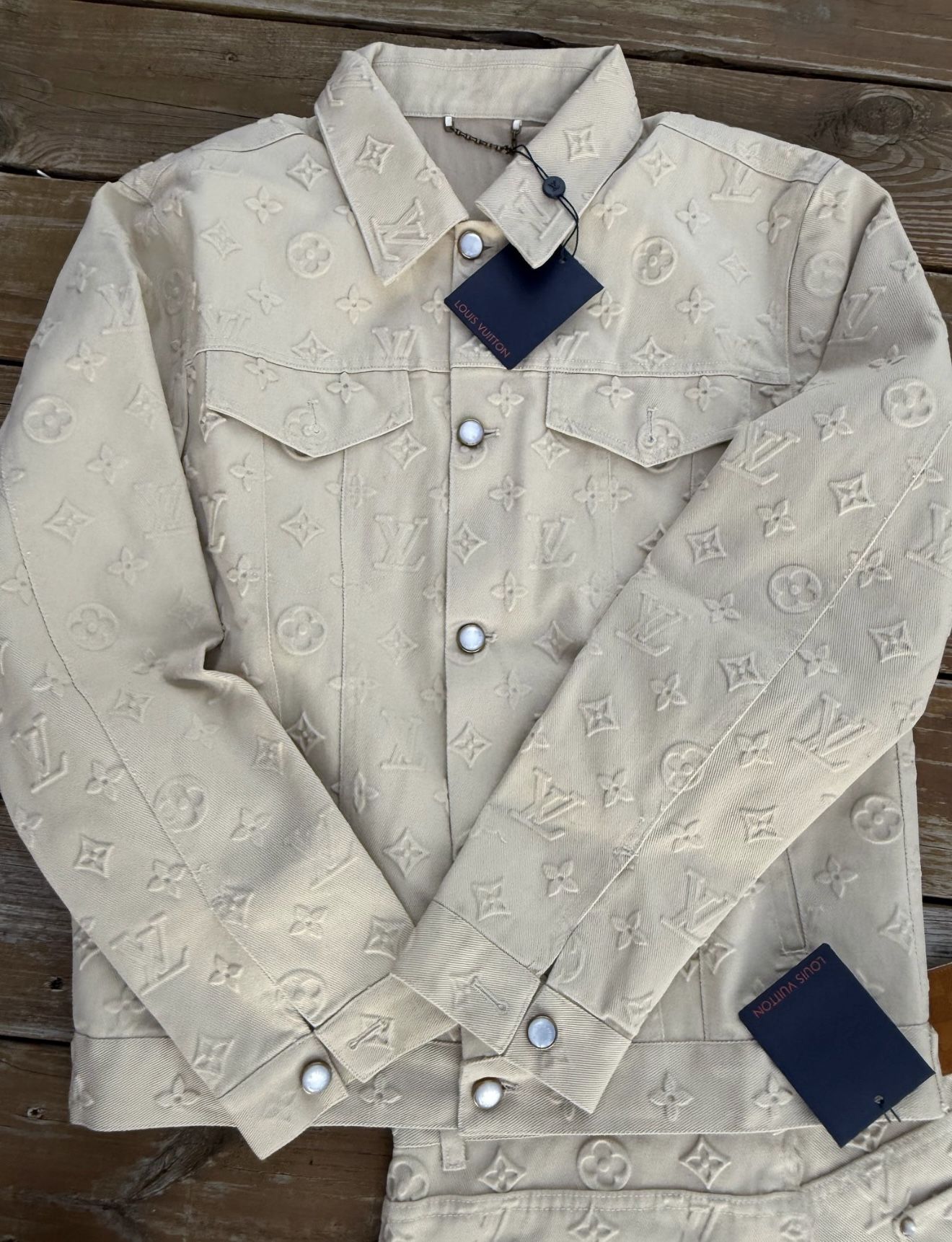 Denim Sets For Men Size M-L Jacket And Size 31-33 Pants