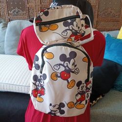 Zara Mickey Mouse Backpack 