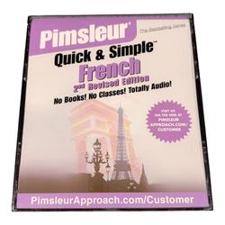 Pimsleur FRENCH Quick Simple 2nd Revised Edition Audio (4) CD Set NEW - SEALED